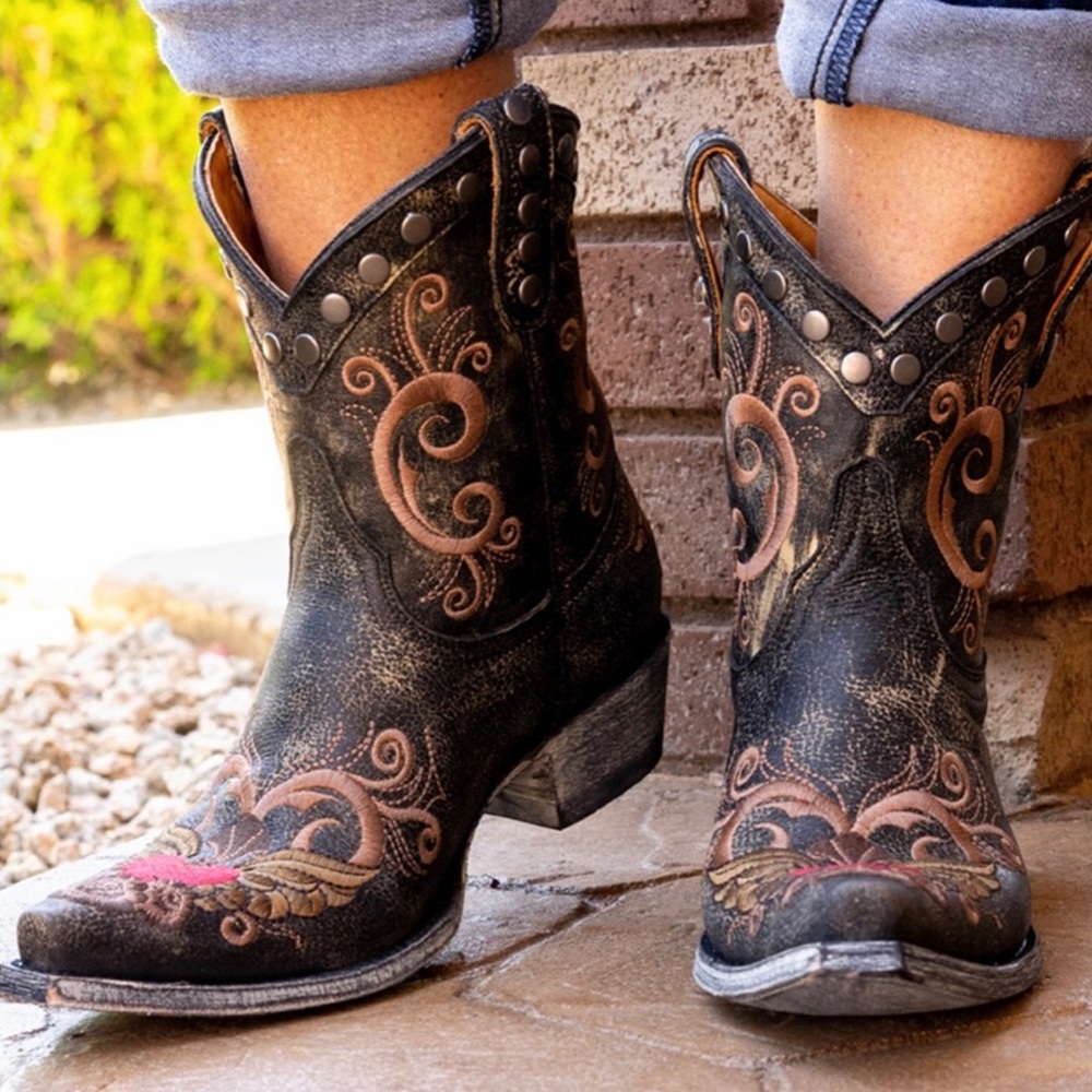 OLD GRINGO LITTLE G BLACK BOOTS (8) - Picture 2 of 13